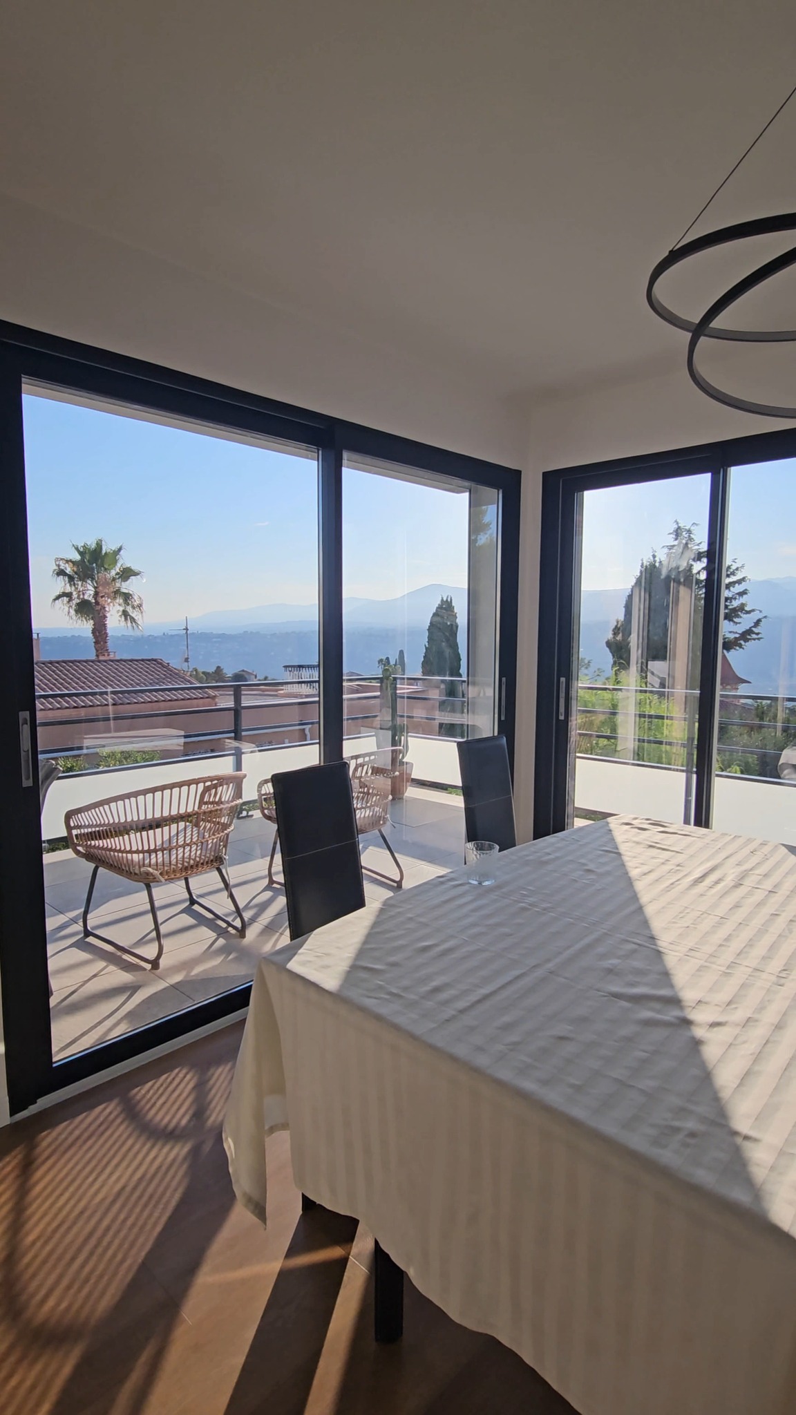 Menuiseries vitrées avec vue mer