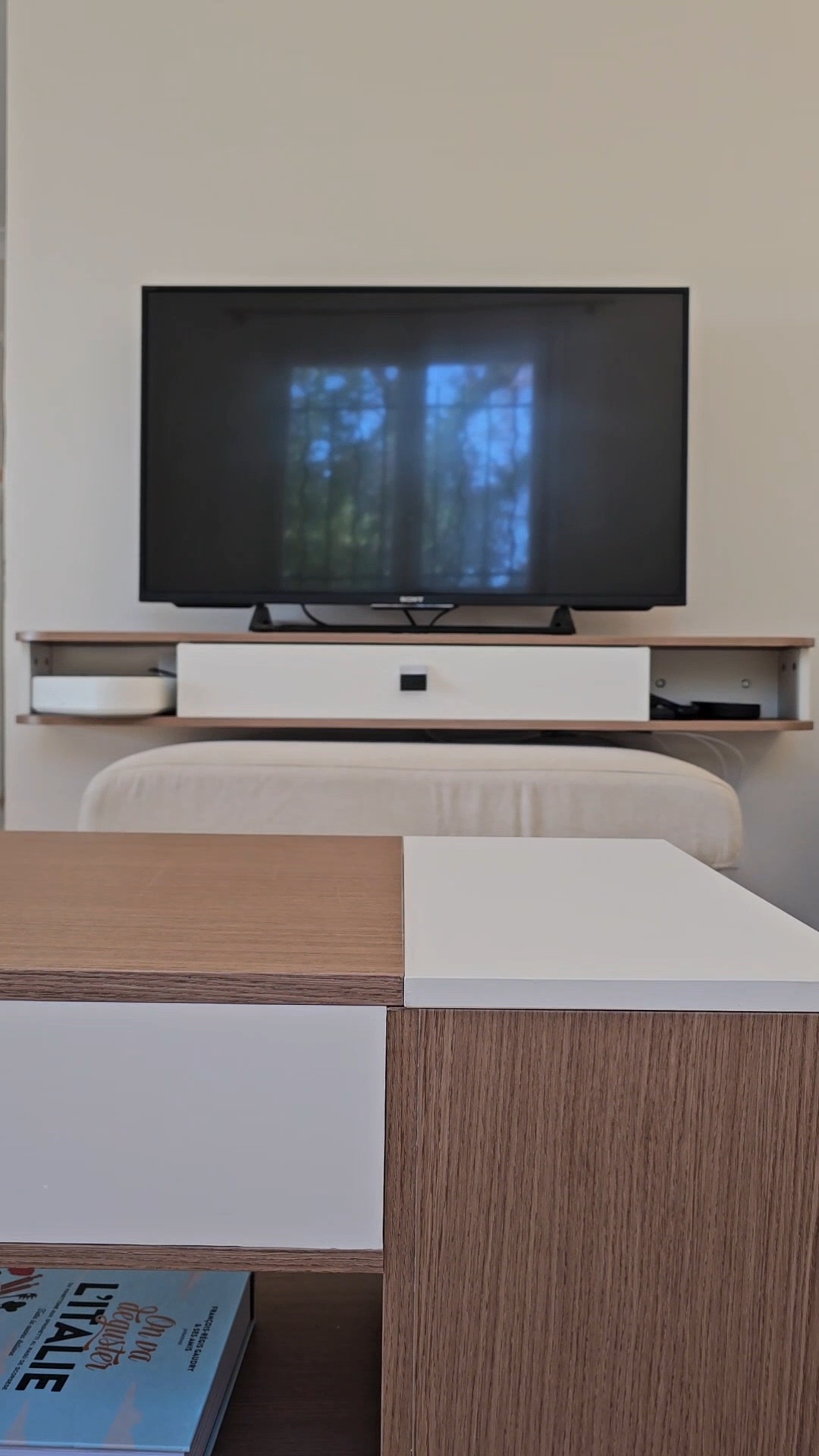 Meuble TV transformé